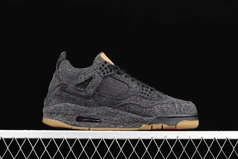 All categories Air Jordan Jordan series basketball shoes Air Jordan 4 G version Levi's x Air Jordan 4 AJ4 Joe 4 Levi's joint tannin black AO2571-001